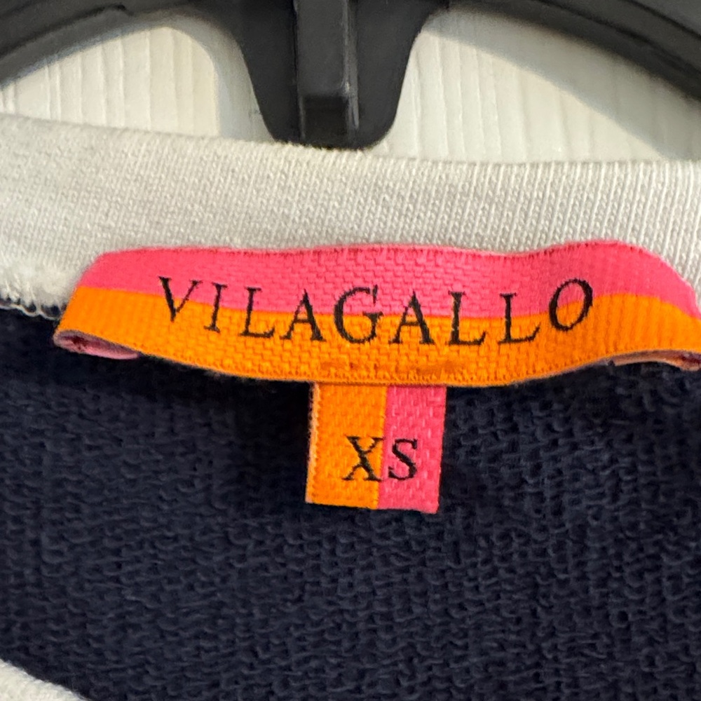 Vilagallo Multicolor Striped Sleeve Top - Picture 2 of 3
